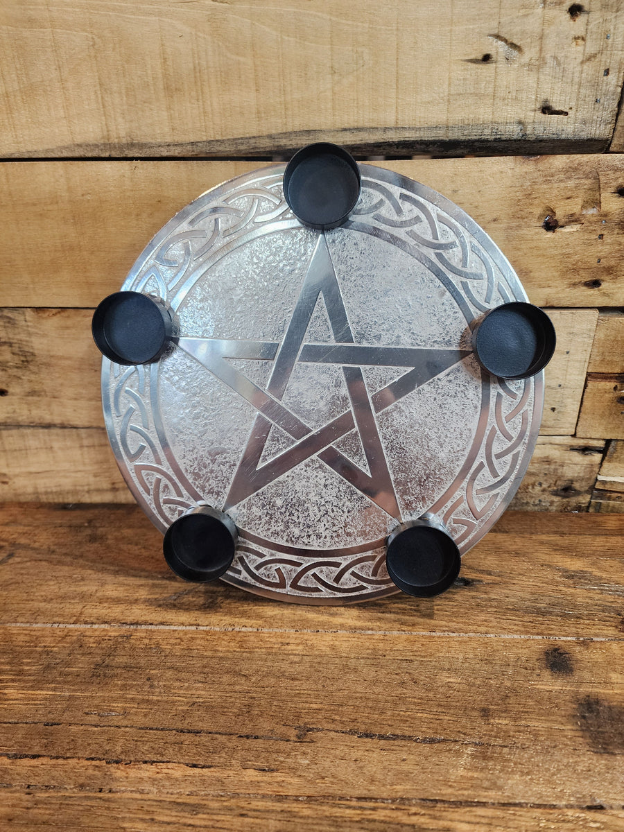 5 Tealight Candle Holder Pentagram
