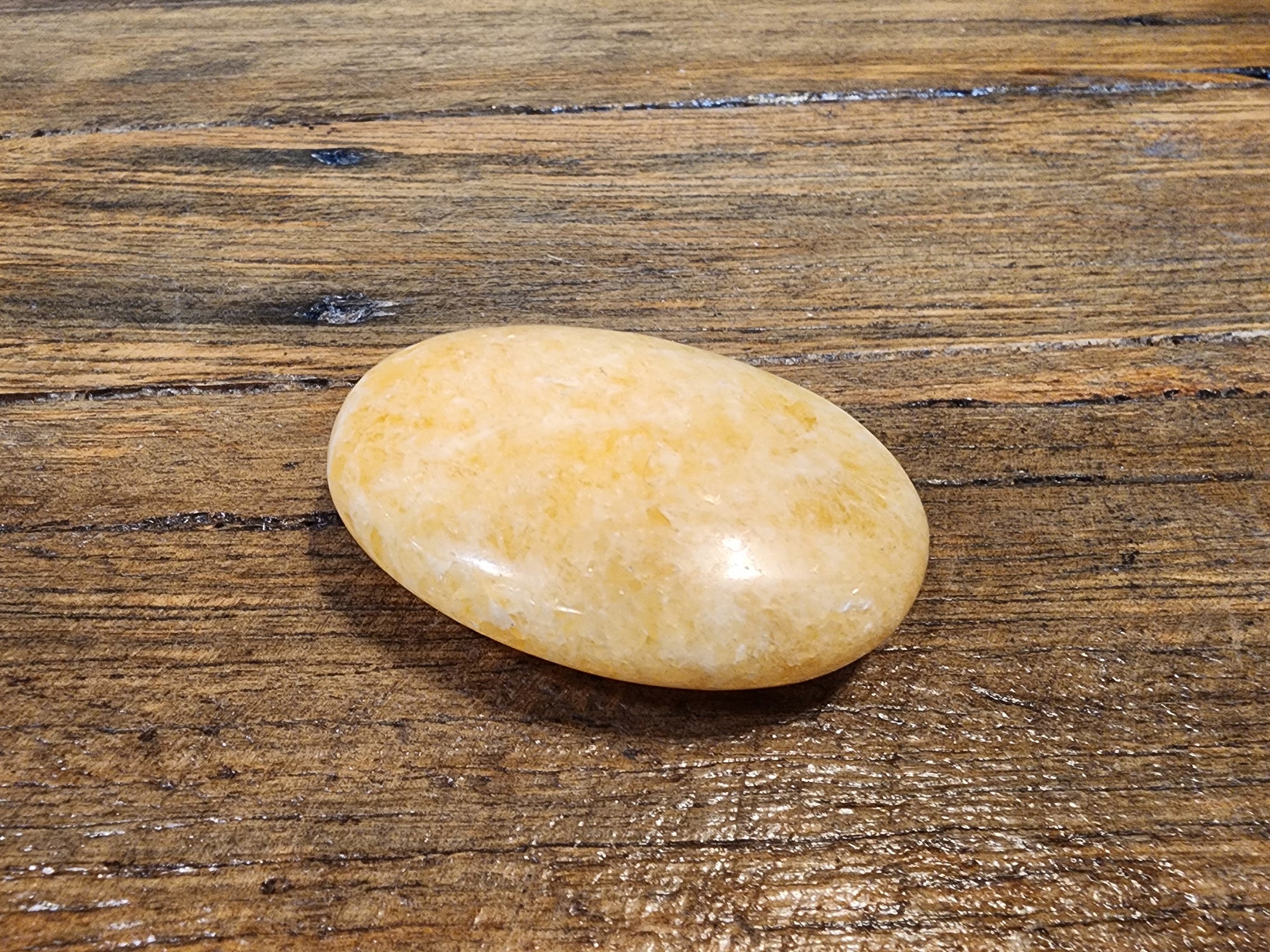 Large Orange Calcite Soapstone