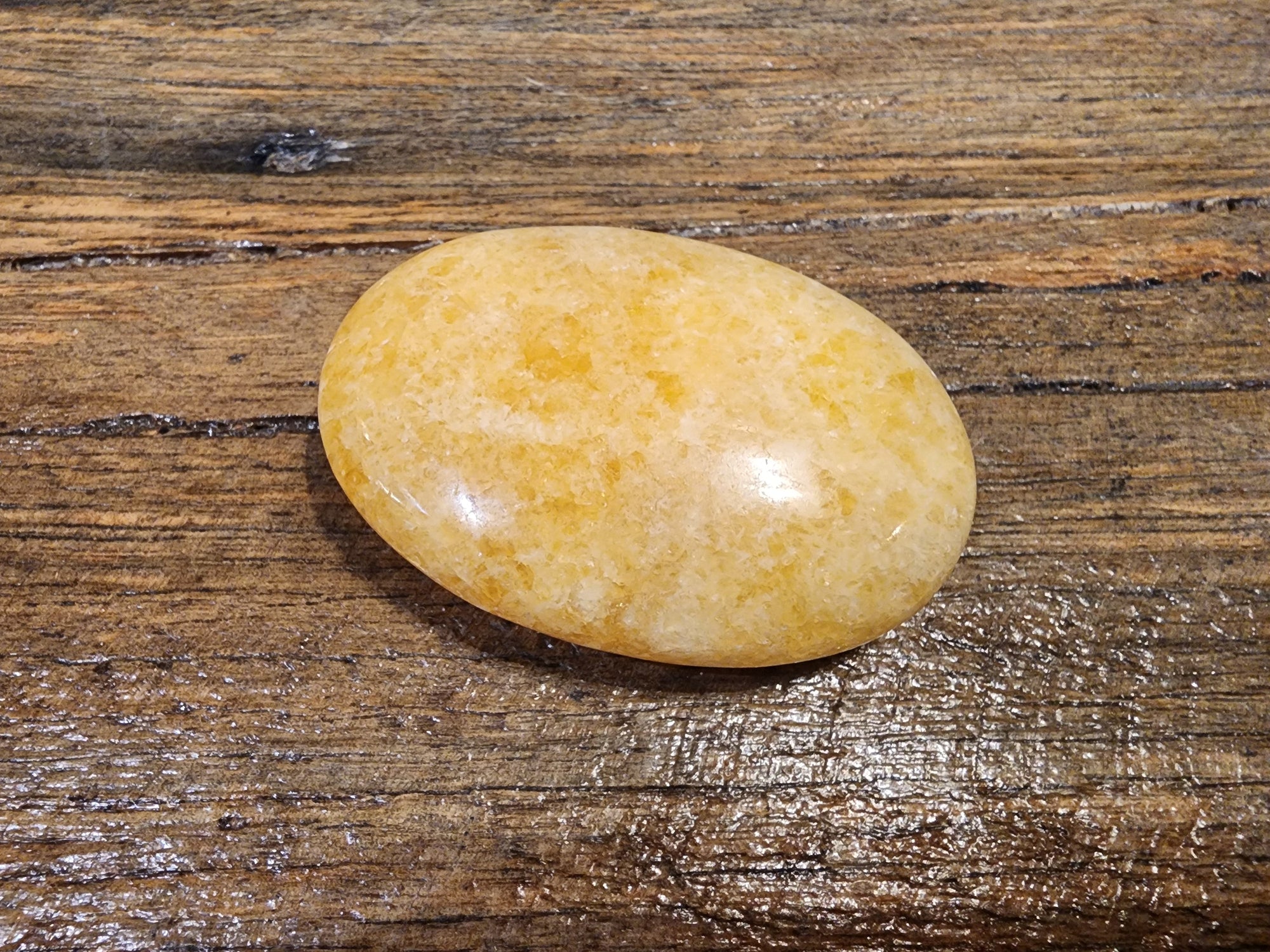Large Orange Calcite Soapstone