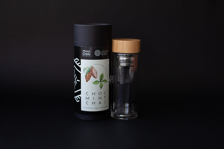 Living Koko & Prana Chai - Choc Mint Prana Chai 500g