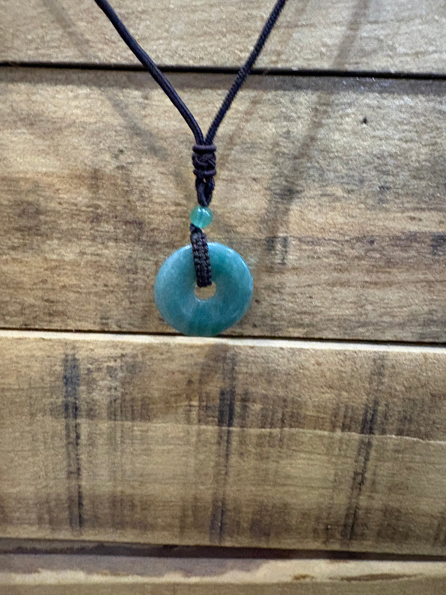 Necklace - Crystal Hoop & Drop