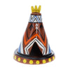 Clay Crafted TeePee Cone Burner 10cm Assorted