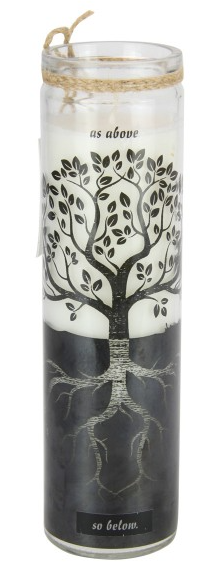 As Above & So Below - Tree Of Life Church Candle 21 Cm