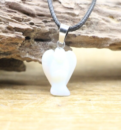 Crystal cheap angel necklace