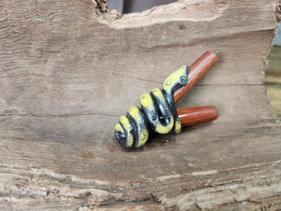 Kuripe Rapé Applicator Animals