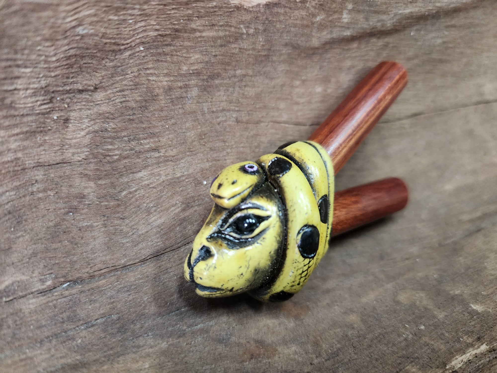 Kuripe Rapé Applicator Animals