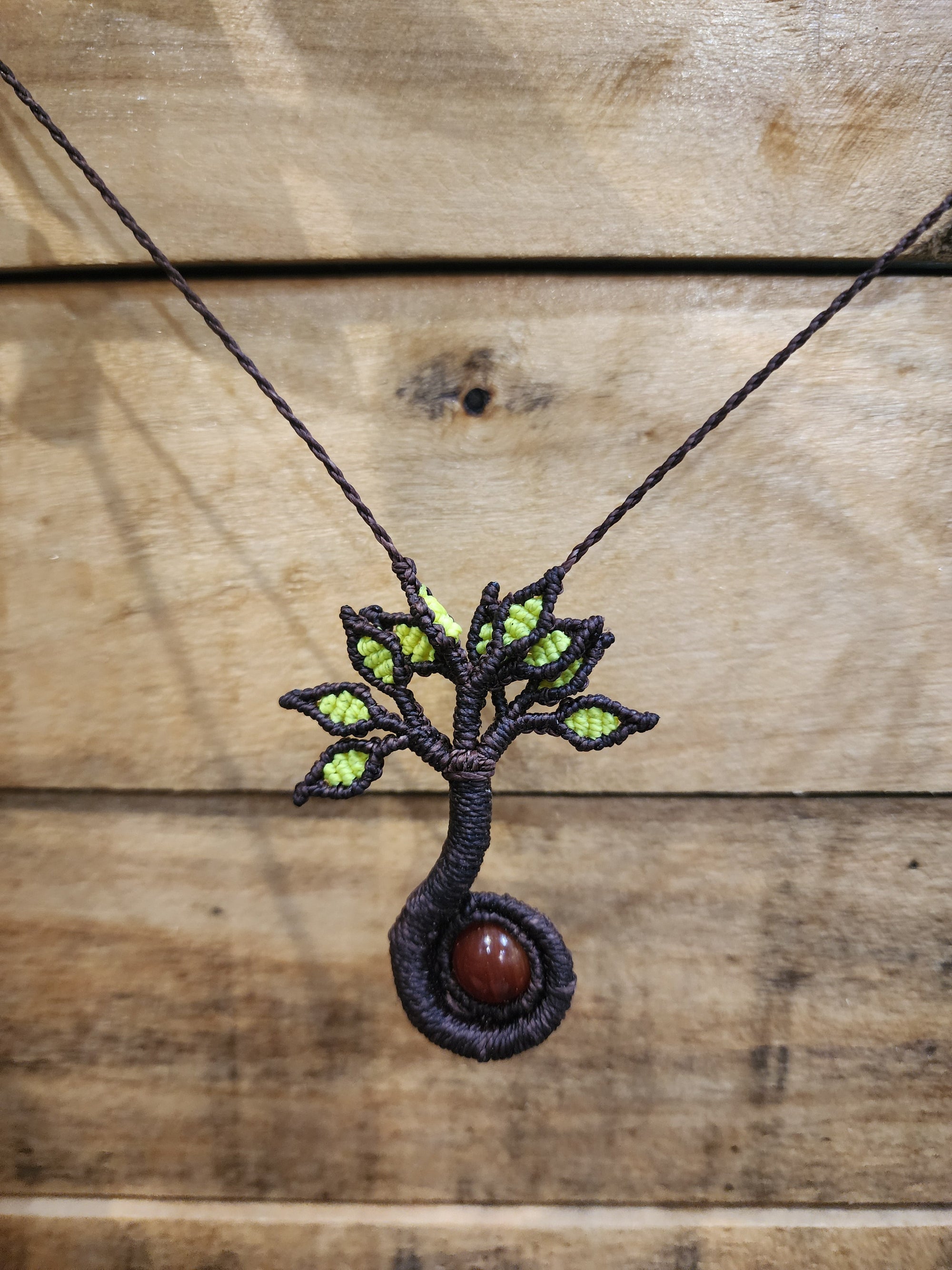 Necklace Macrame Crystals