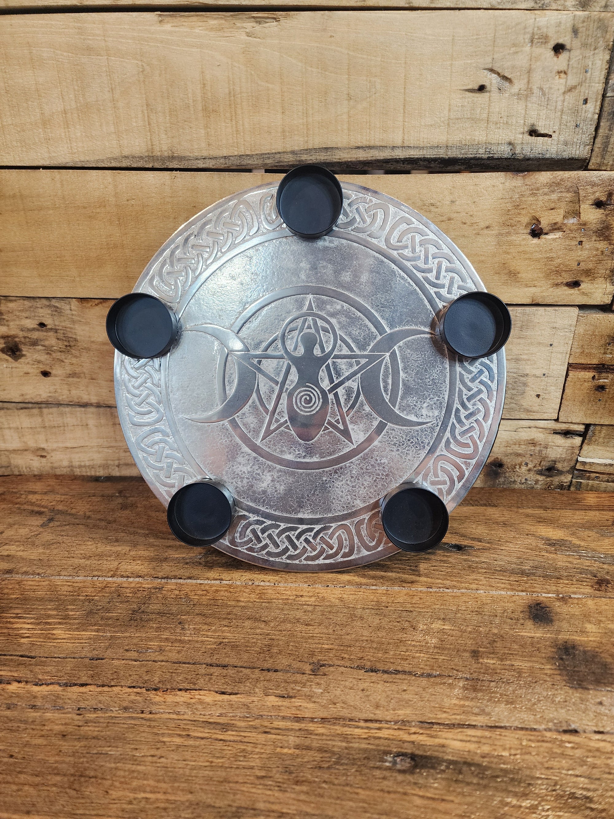 5 Tealight Candle Holder Pentagram