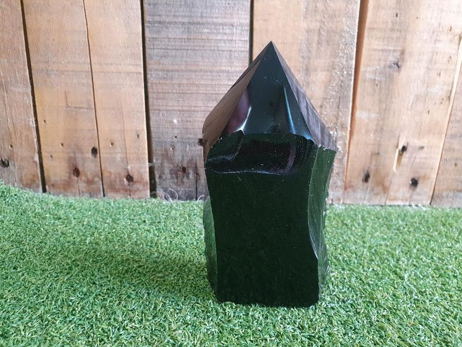 Crystal - Obsidian - Rough/Polished Tower - Assorted