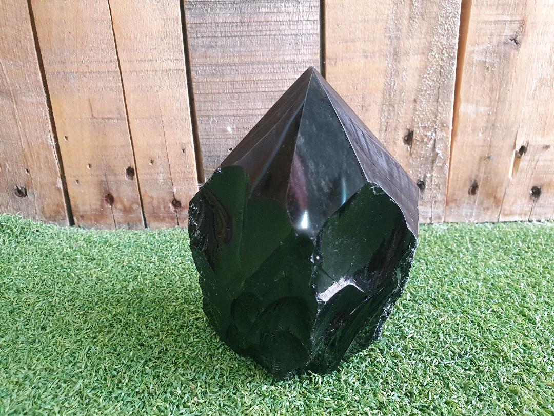 Crystal - Obsidian - Rough/Polished Tower - Assorted