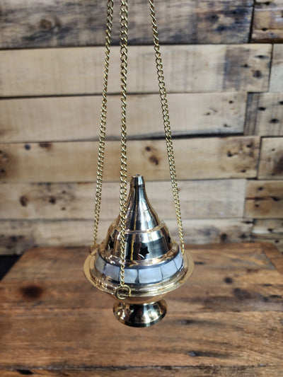 Hanging Brass Resin Burner - Assorted
