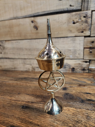 Brass Charcoal Burner - Dhoop Cone - Assorted