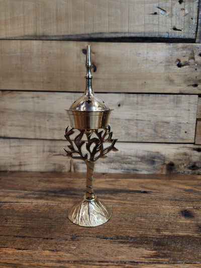 Brass Charcoal Burner - Dhoop Cone - Assorted