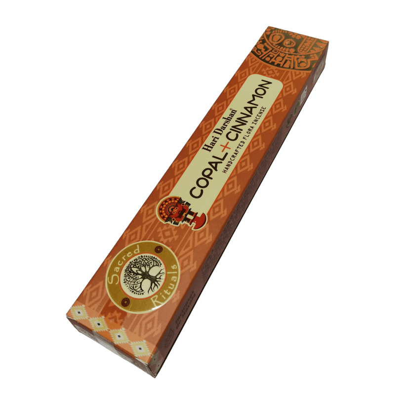 Copal & Cinnamon Incense Sticks - Sacred Rituals - Hari Darshan