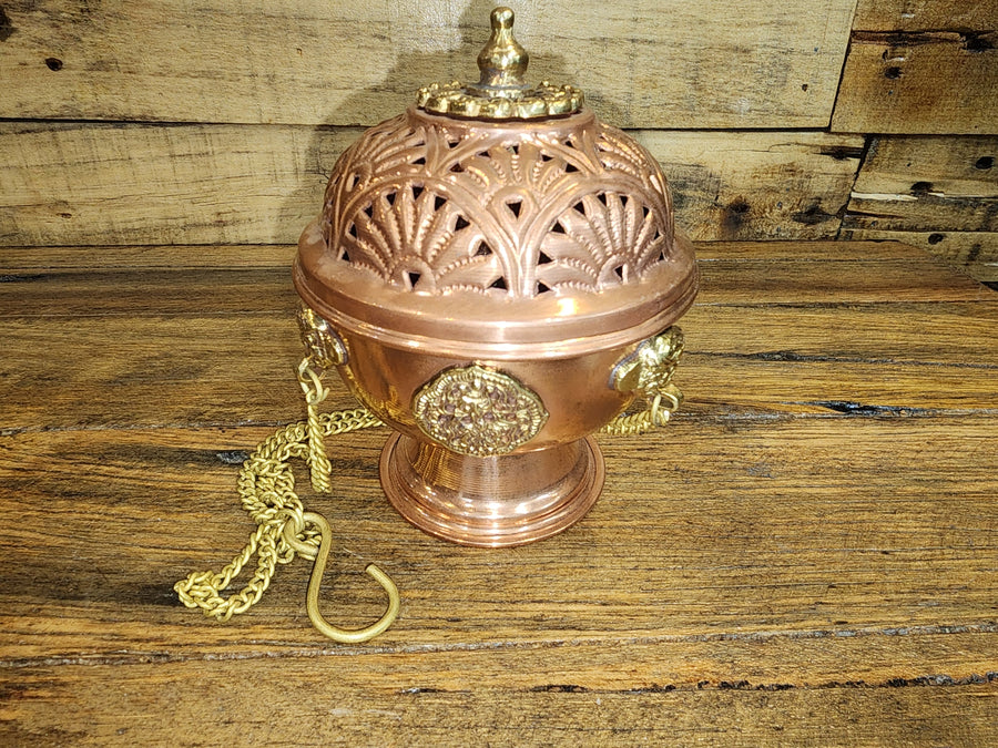Hanging Tibetan Copper Resin Burner
