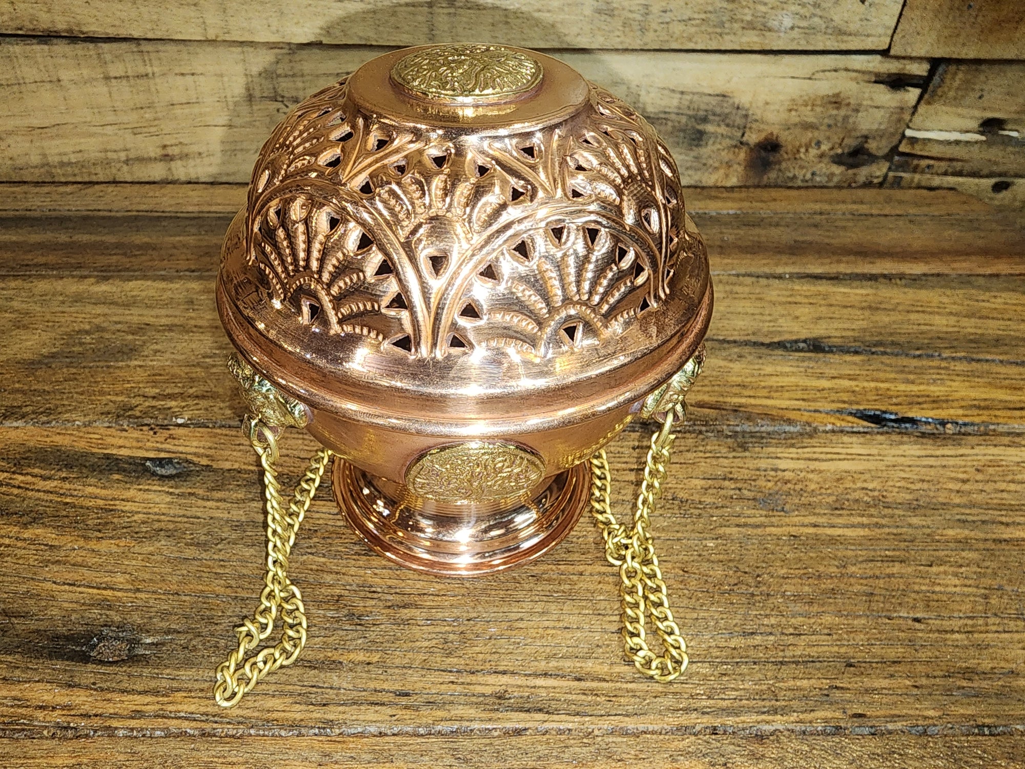 Hanging Tibetan Copper Resin Burner