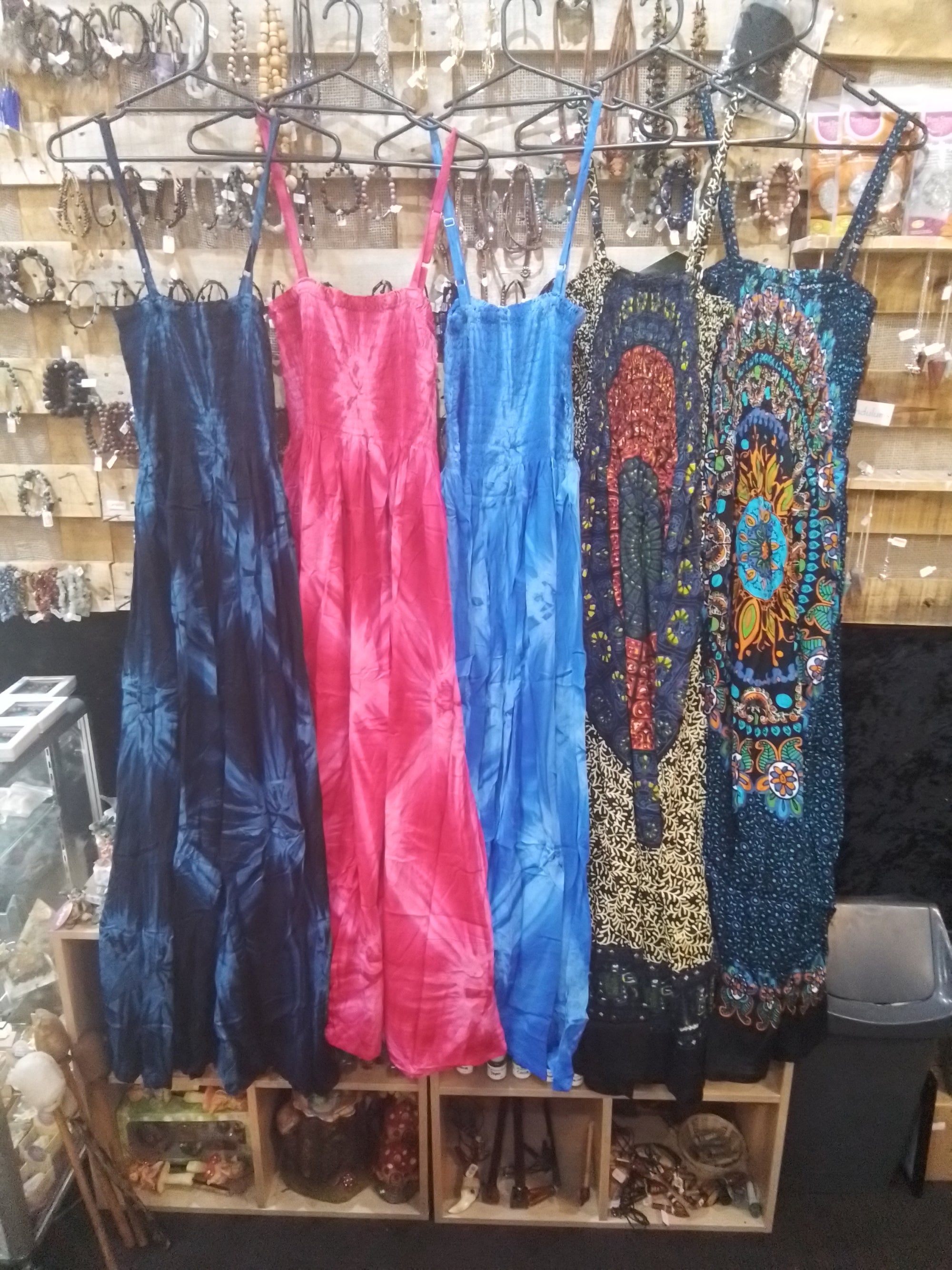 long dress with elastic