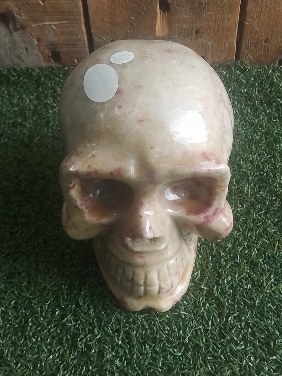 Cinnabrite Skull Medium