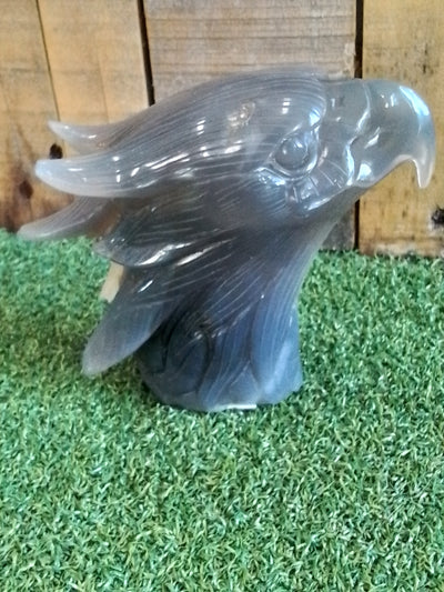 Eagle head Carved Crystal