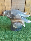 Eagle head Carved Crystal