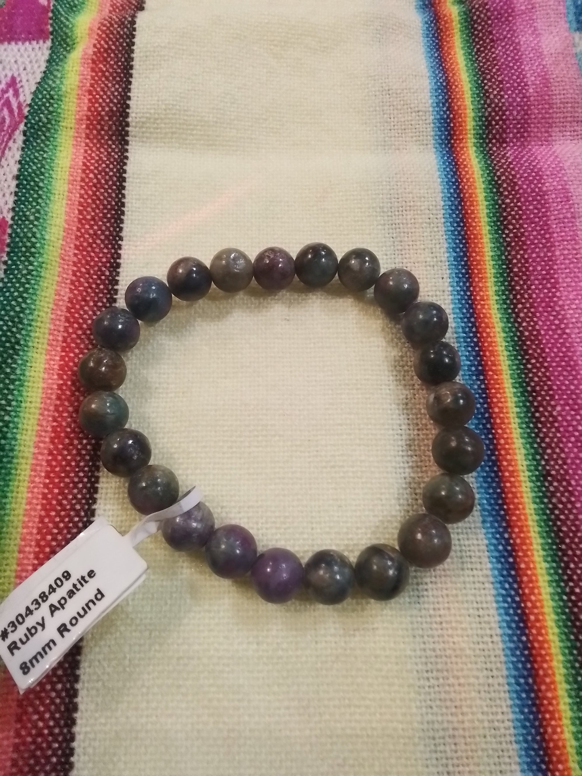 bracelet ruby Apatite