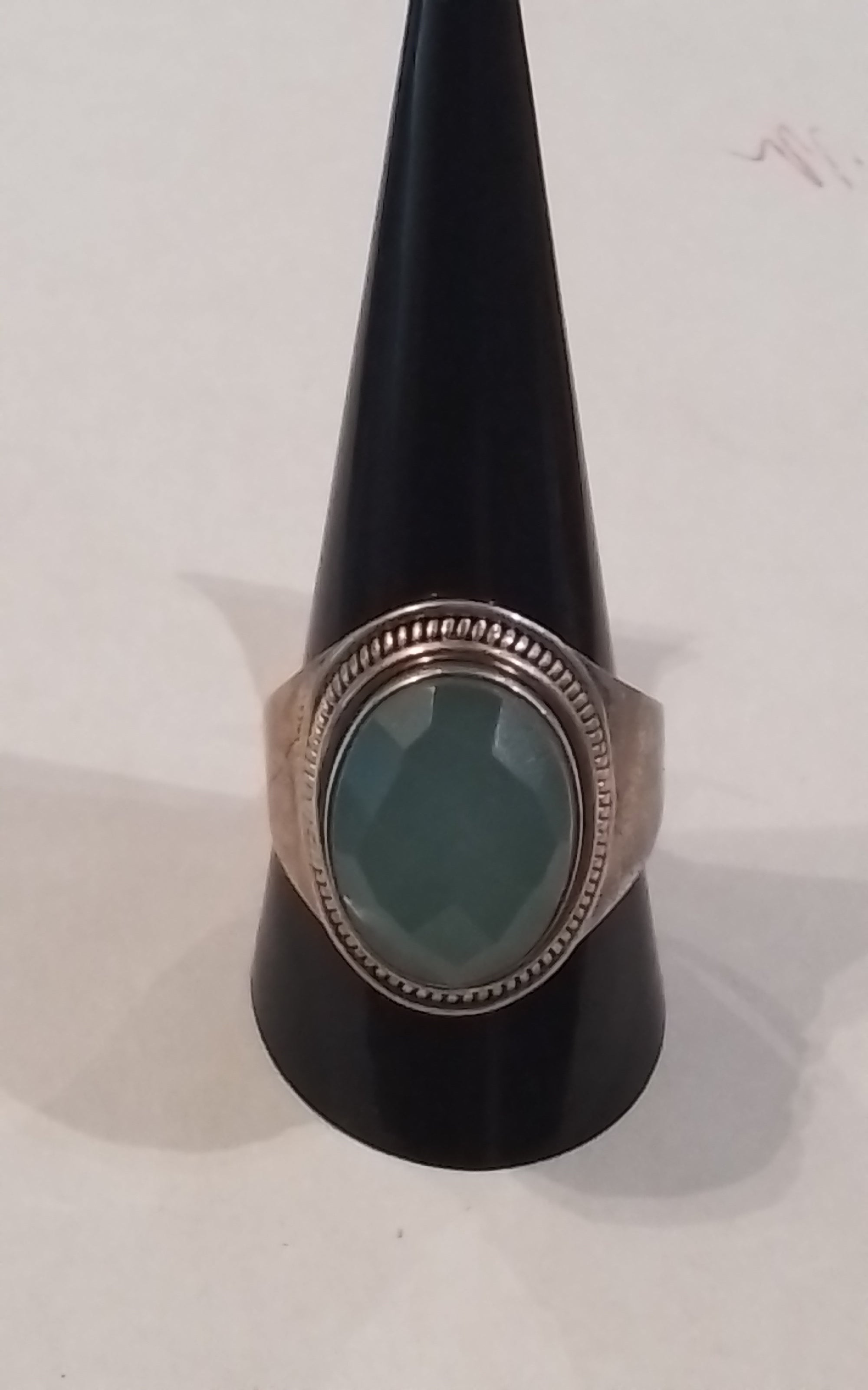 Rings-Sterling Silver-Style Oval-Aquamarine