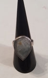 Rings-Sterling Silver-Style Tear Drop-Aquamarine
