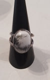 Rings-Sterling Silver-Style Oval-Tree Agate