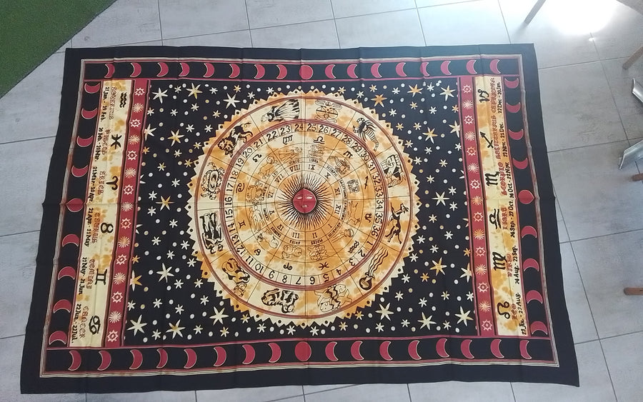 Cotton Tapestry Zodiac 60'x90'