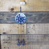 Wooden Hanging - OM - Charm - Lotus - Purple