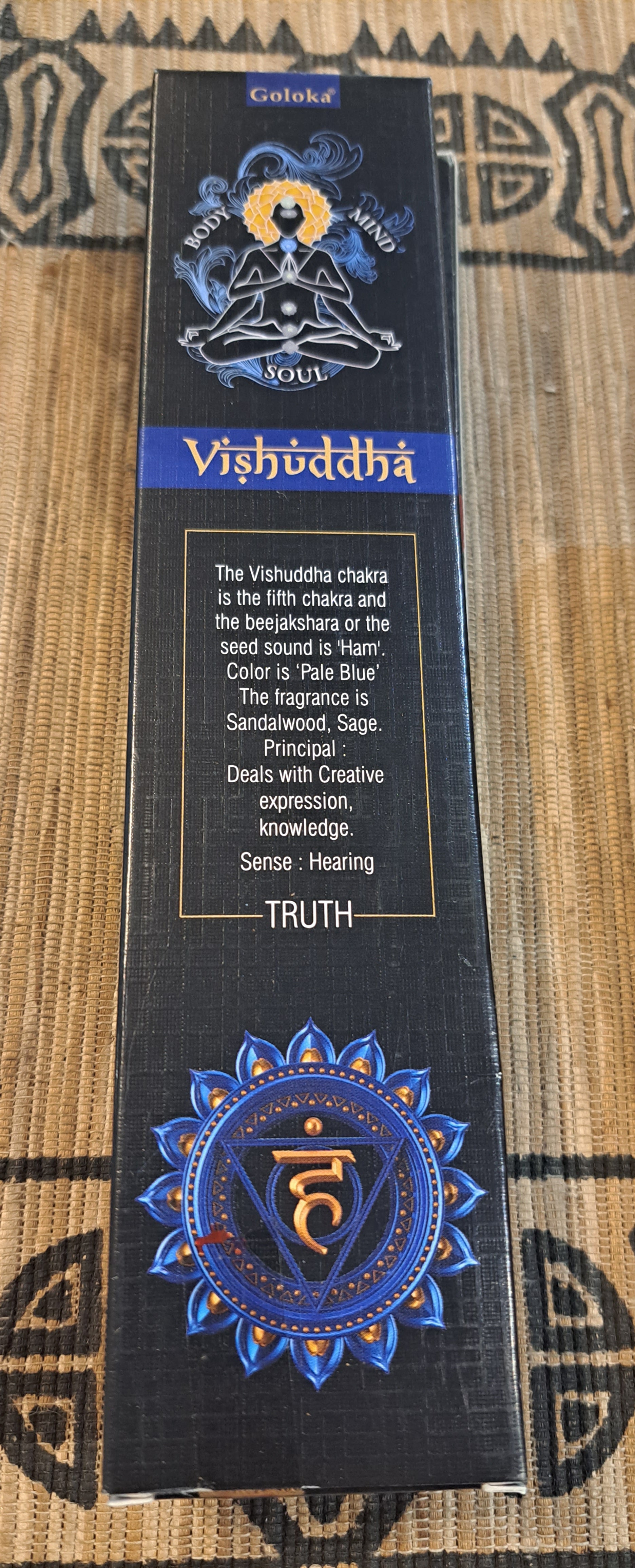Throat Chakra - Truth - Goloka Incense