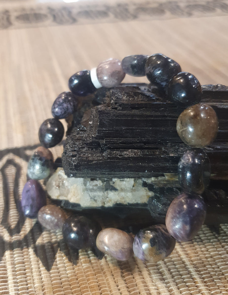 Charoite Nugget Bracelet