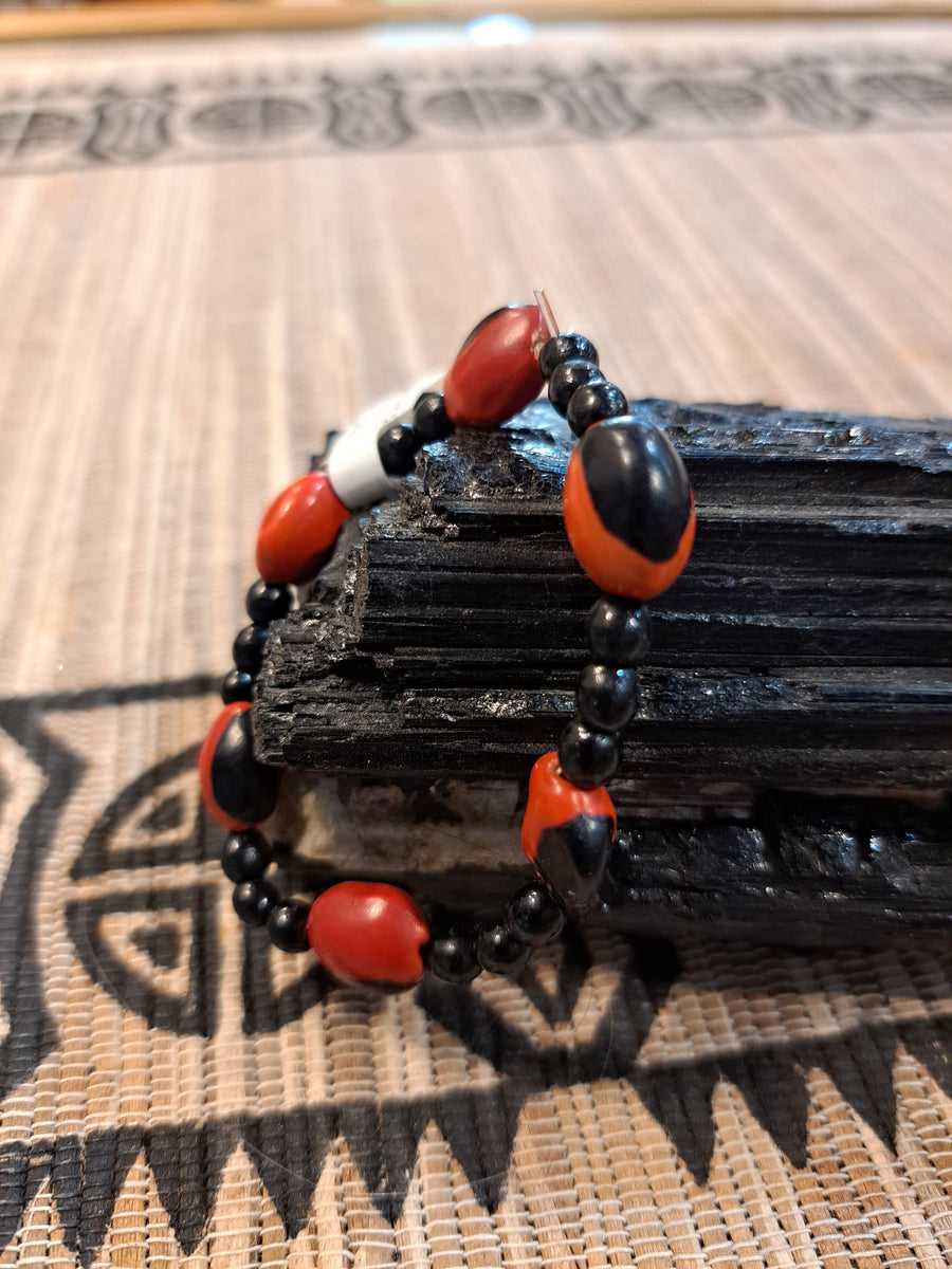 Shipibo Huayruro Seed Bracelet