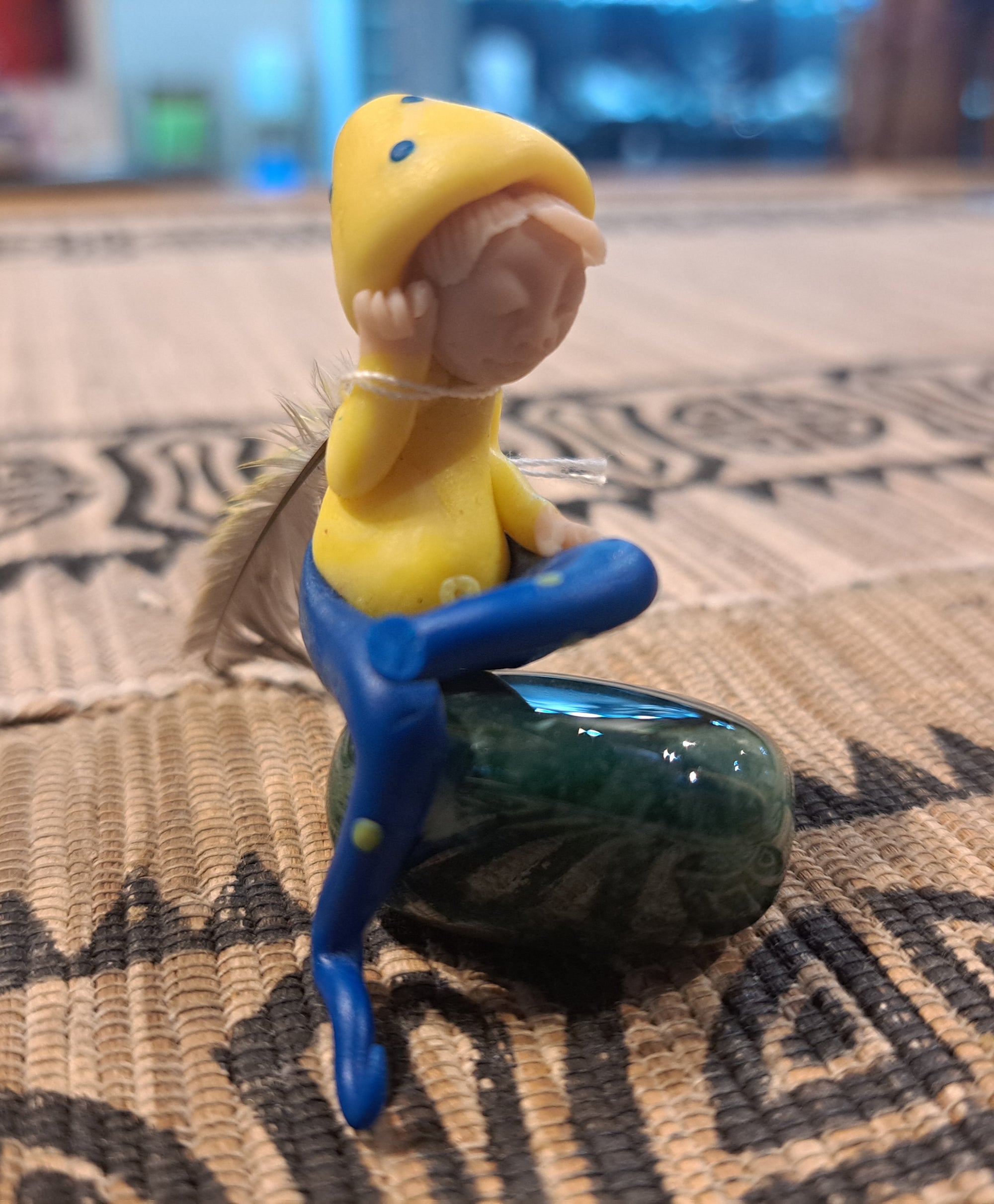 Elf - Sitting With Feather Wings