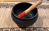 Singing Bowl - Blue/Grey Aluminium Buddha 14cm