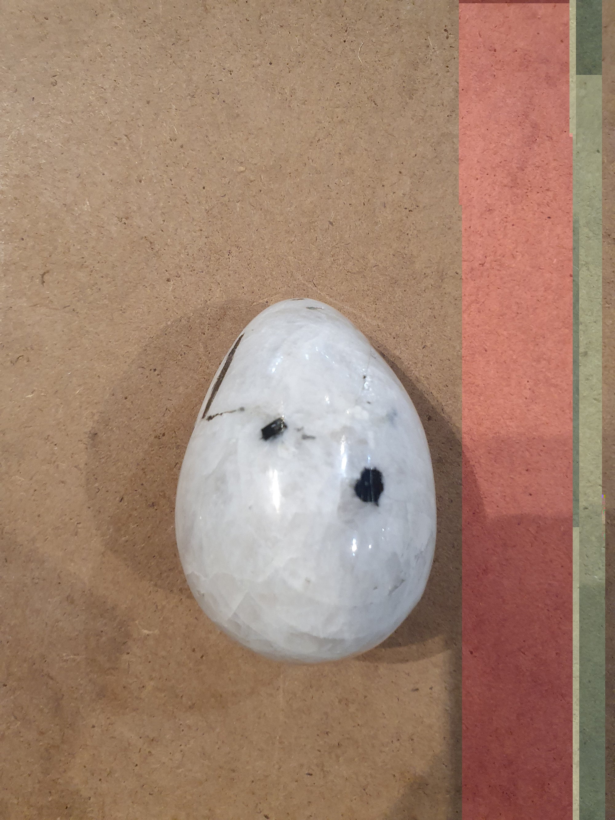 Crystal Egg - Rainbow Moonstone