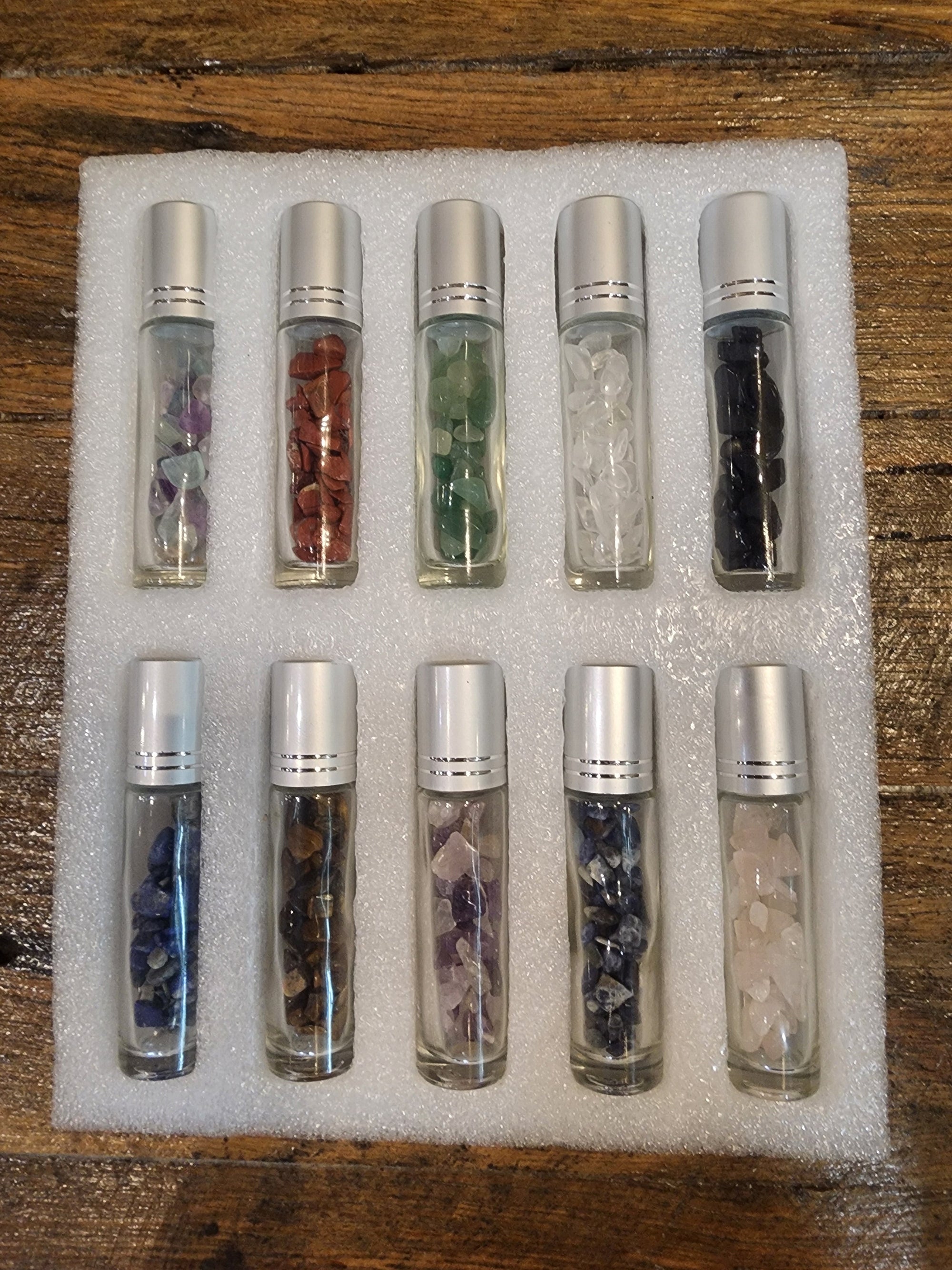DIY Crystal Perfume Roller Set
