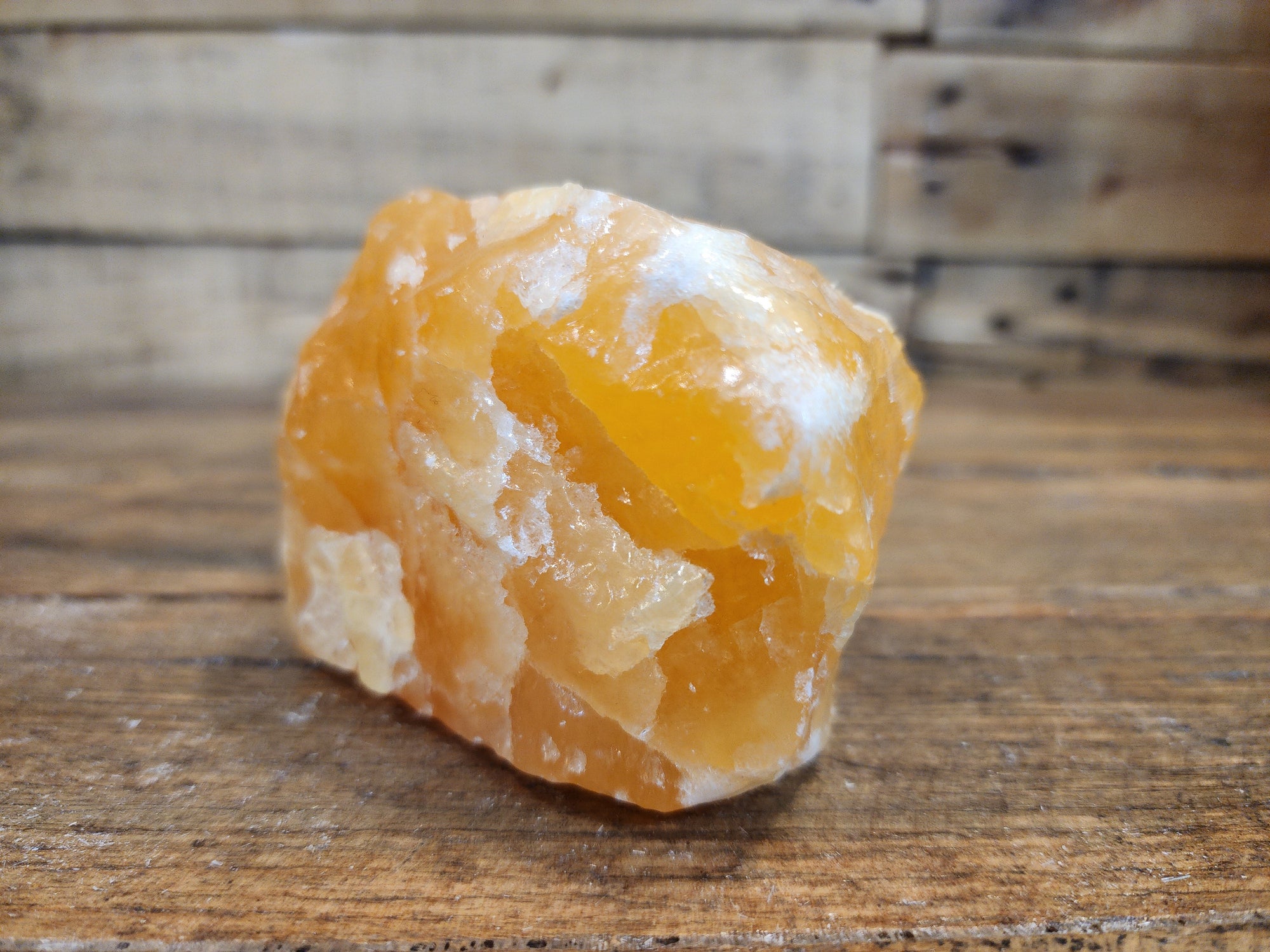 Raw Orange Calcite