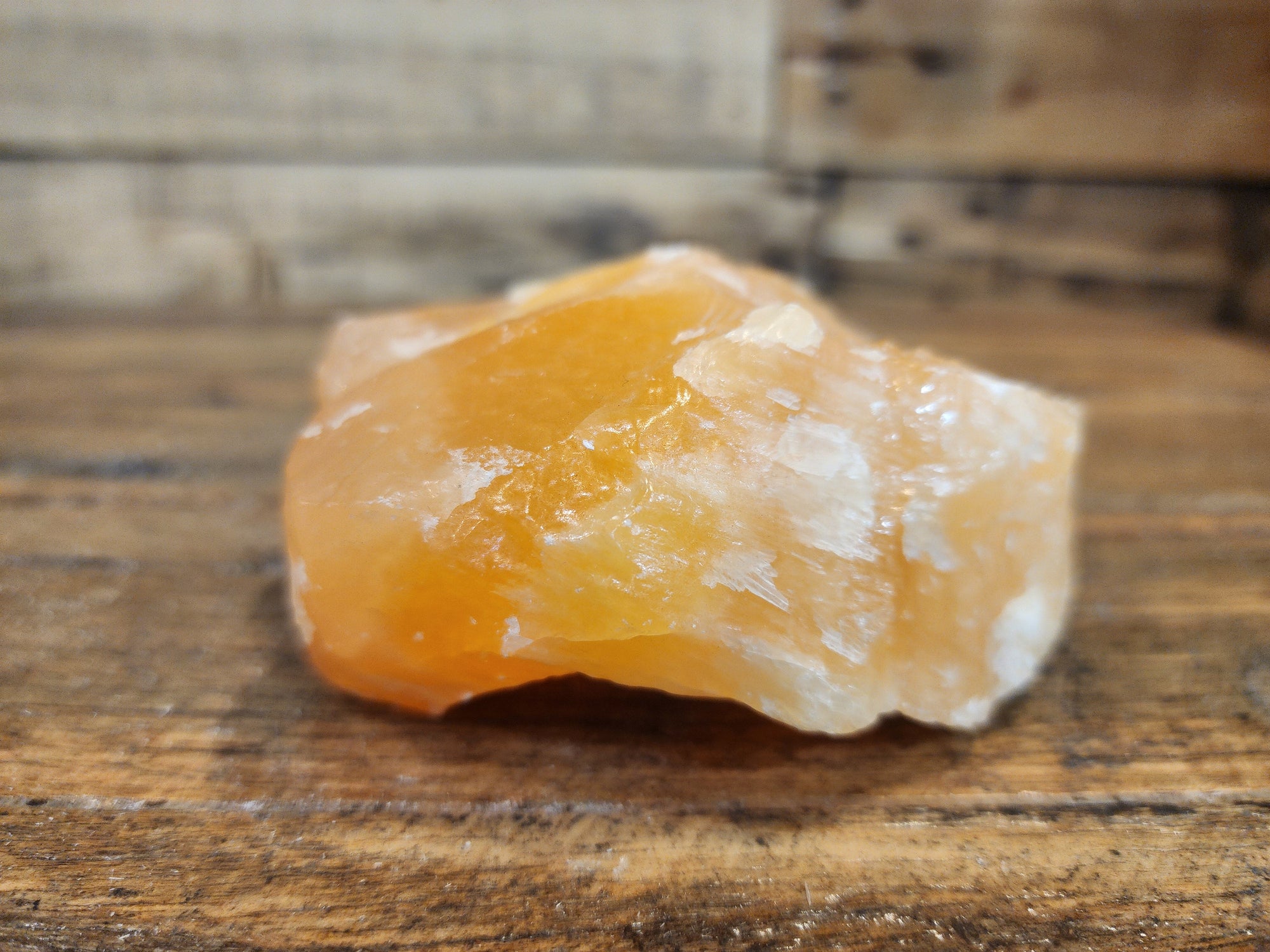 Raw Orange Calcite