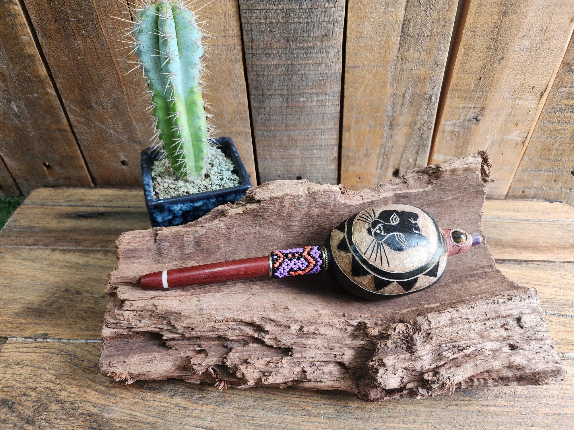 Rattle Animal - Shamanic Handcrafted - Shipibo