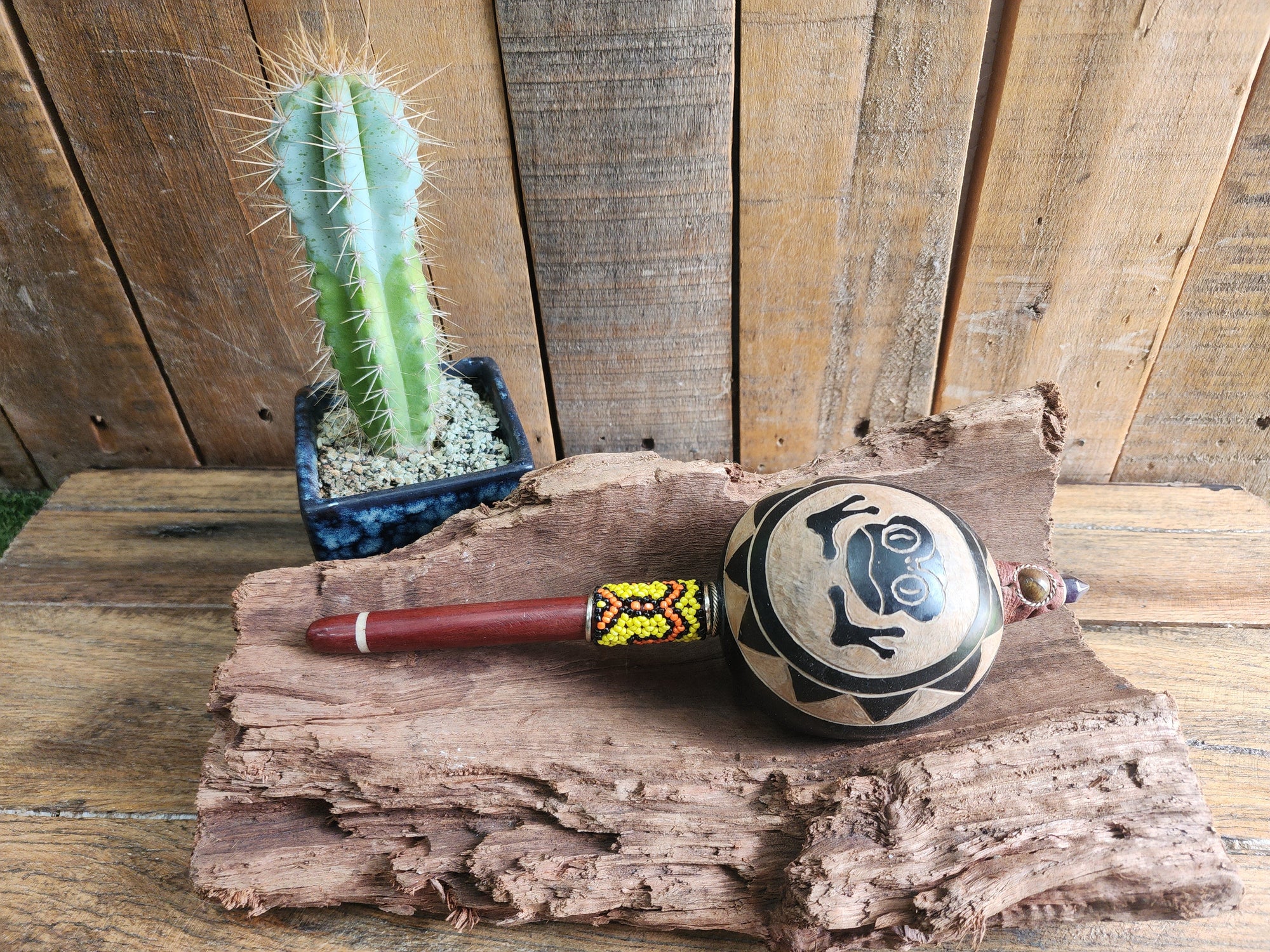 Rattle Animal - Shamanic Handcrafted - Shipibo