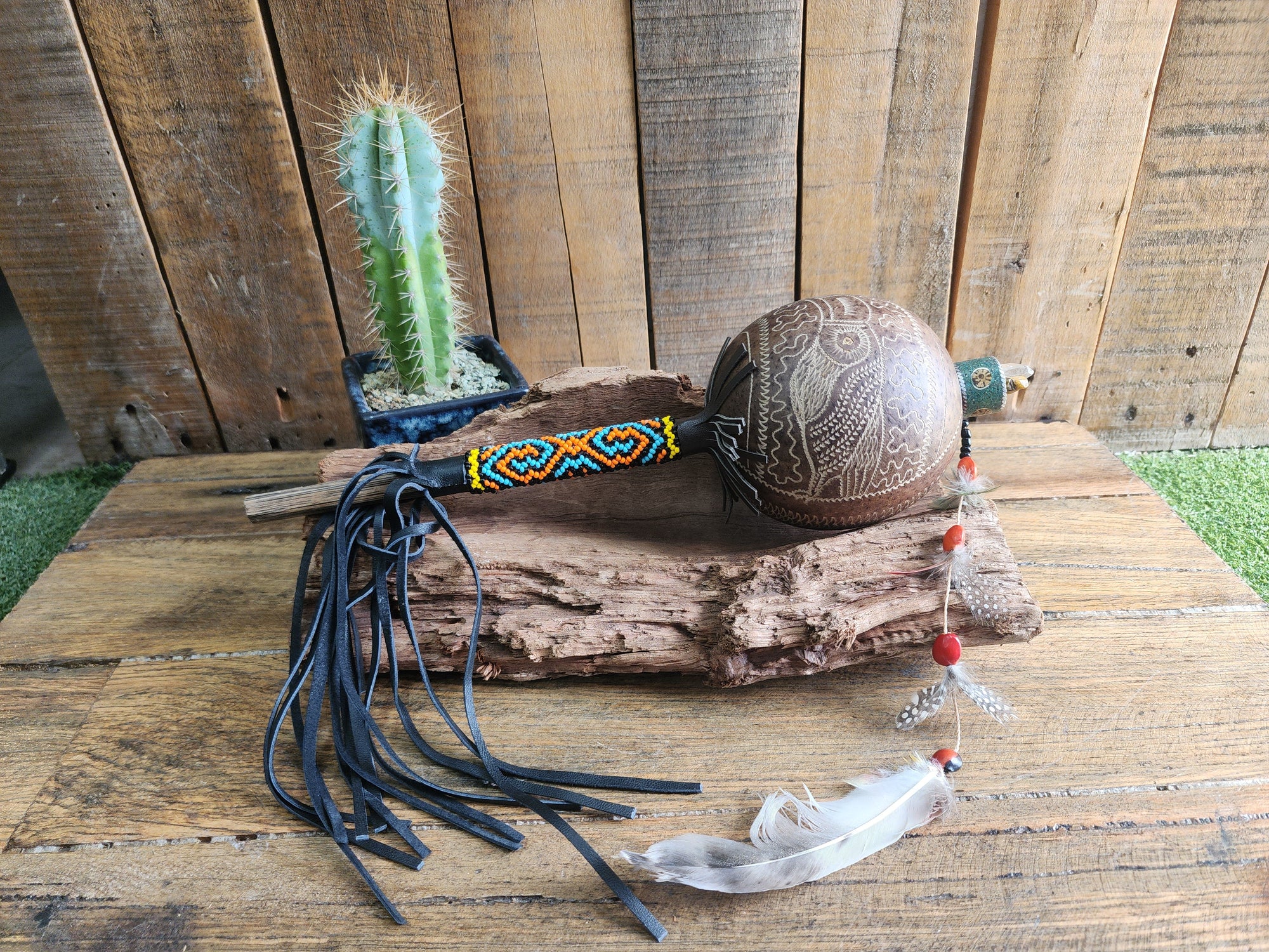 Rattle Animal - Shamanic Handcrafted - Shipibo