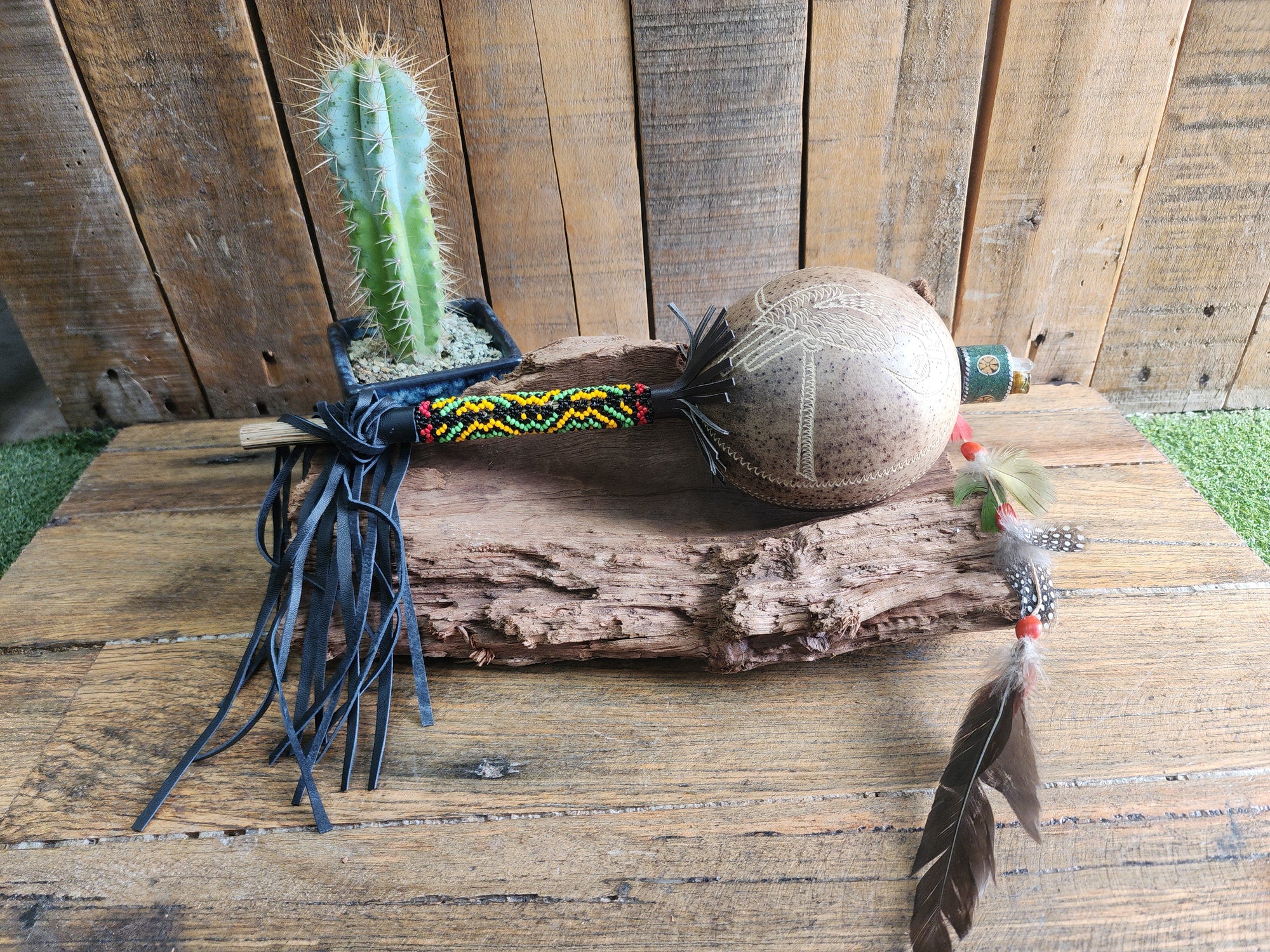 Rattle Animal - Shamanic Handcrafted - Shipibo