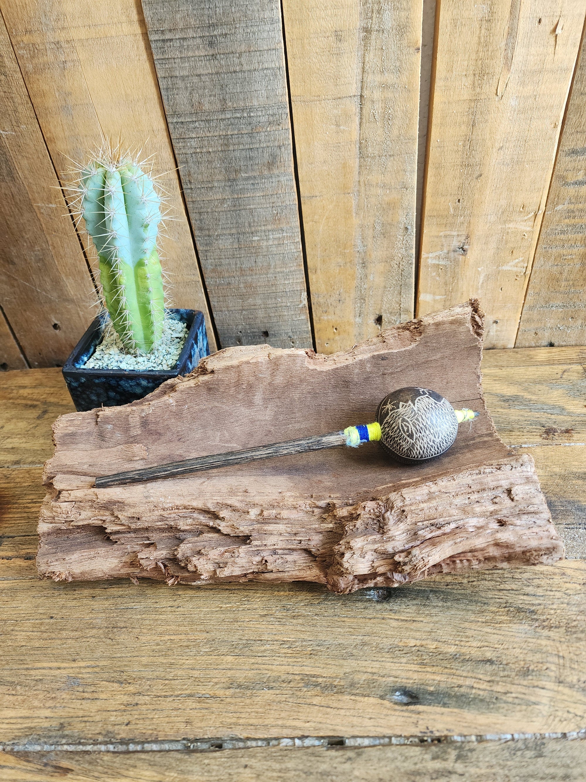 Rattle Simple Small - Shamanic Handcrafted - Shipibo