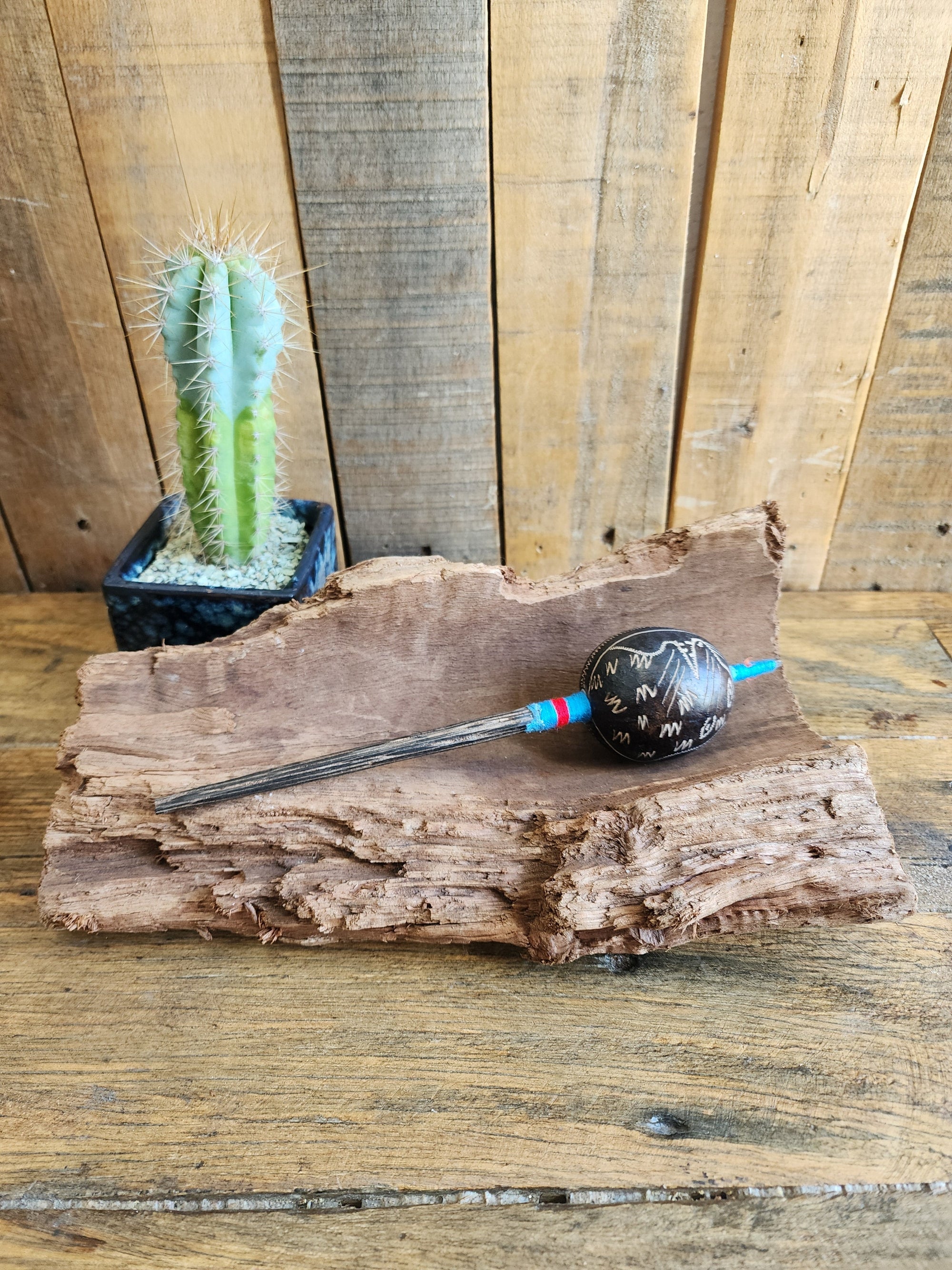 Rattle Simple Small - Shamanic Handcrafted - Shipibo
