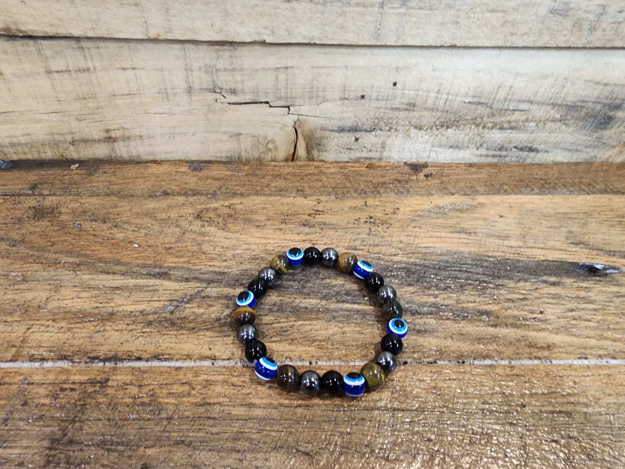 Bracelet - Crystal -  Evil Eye