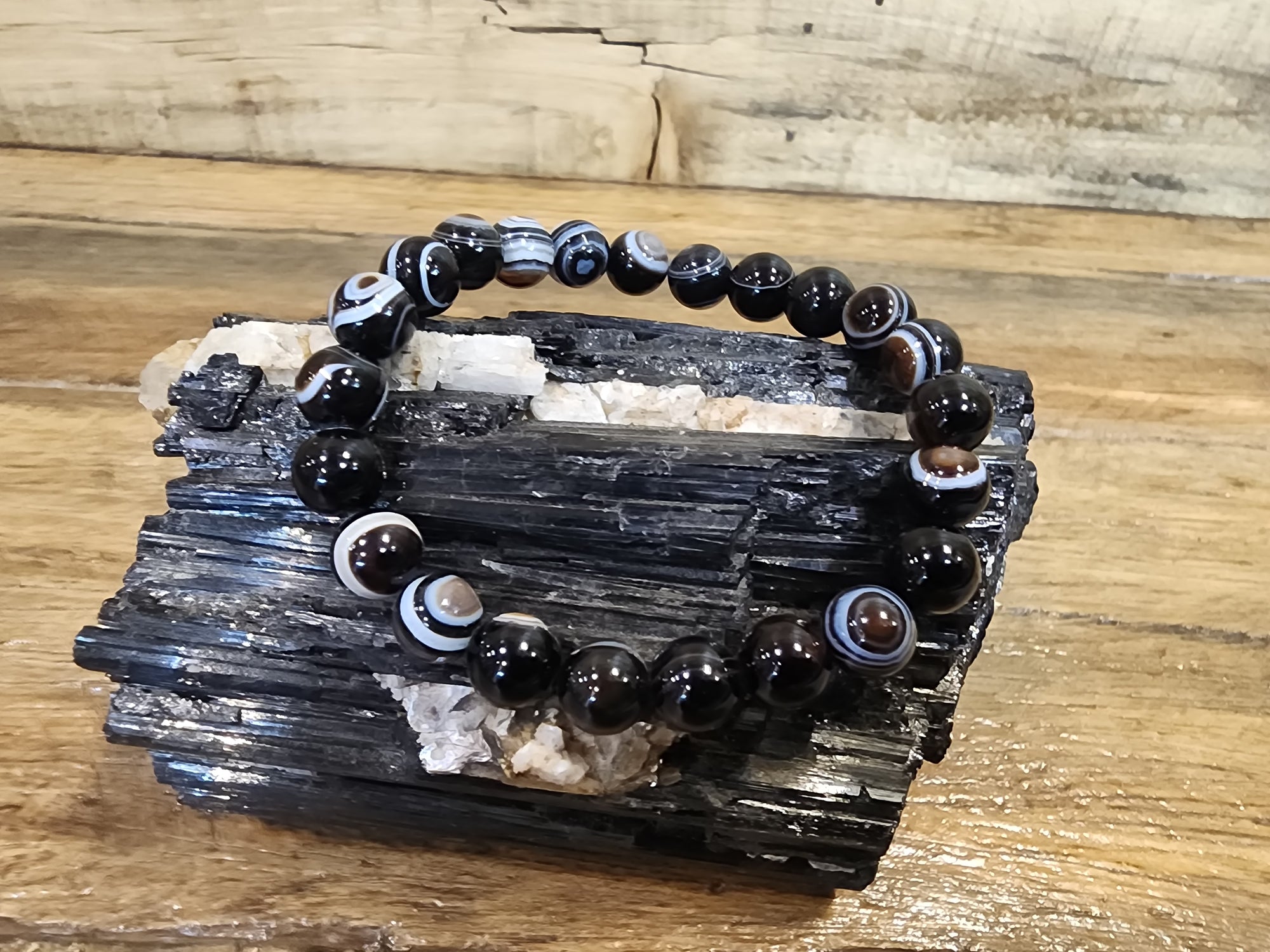 Round Crystal Bracelets Assorted 8mm