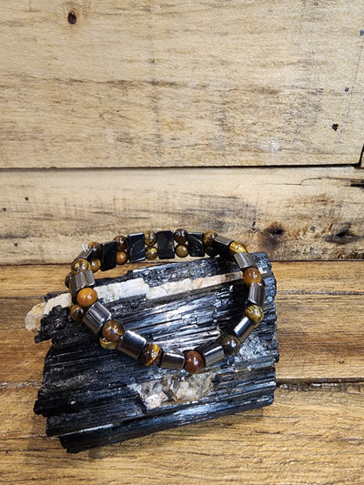 Crystal Bracelets - Hematite