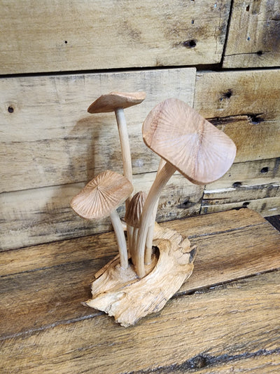 Mushrooms - Wood Carving