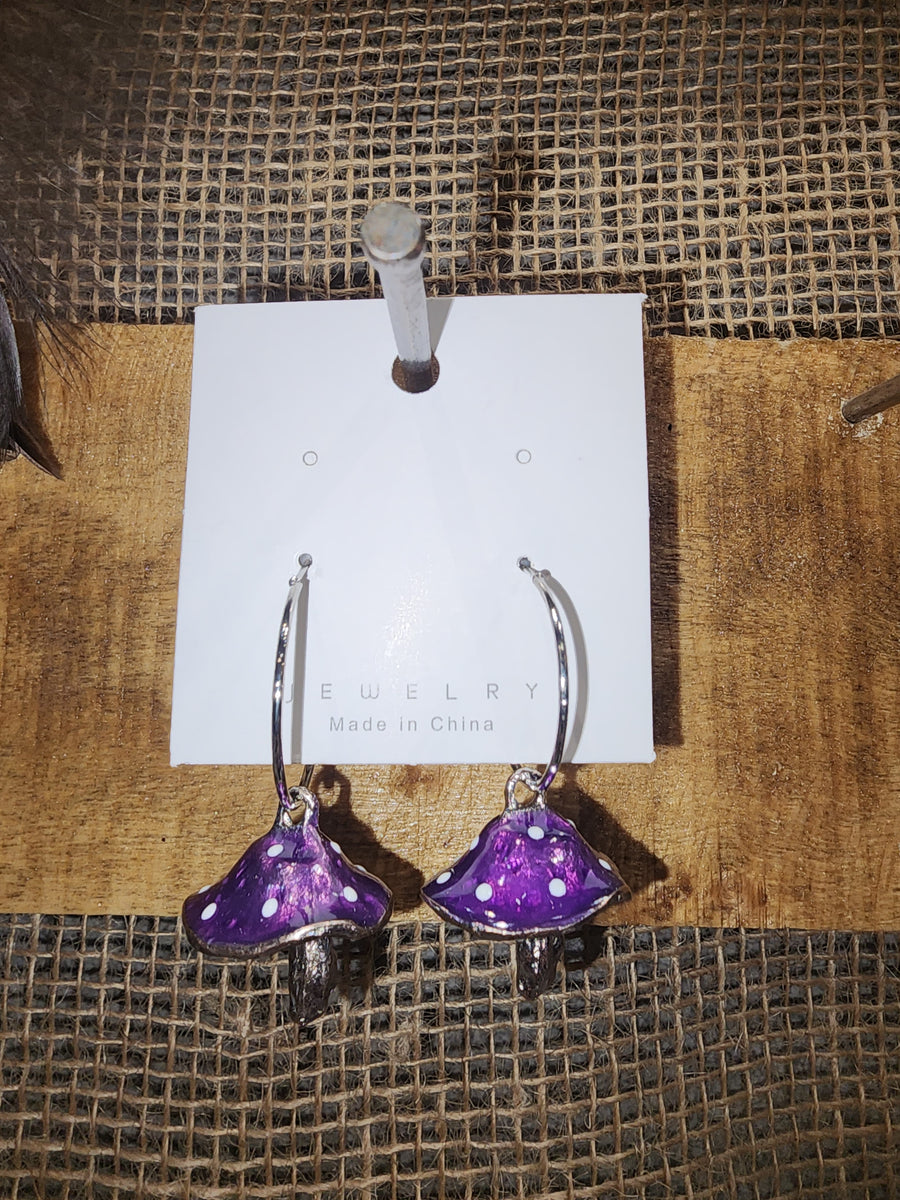 Mushroom Earrings